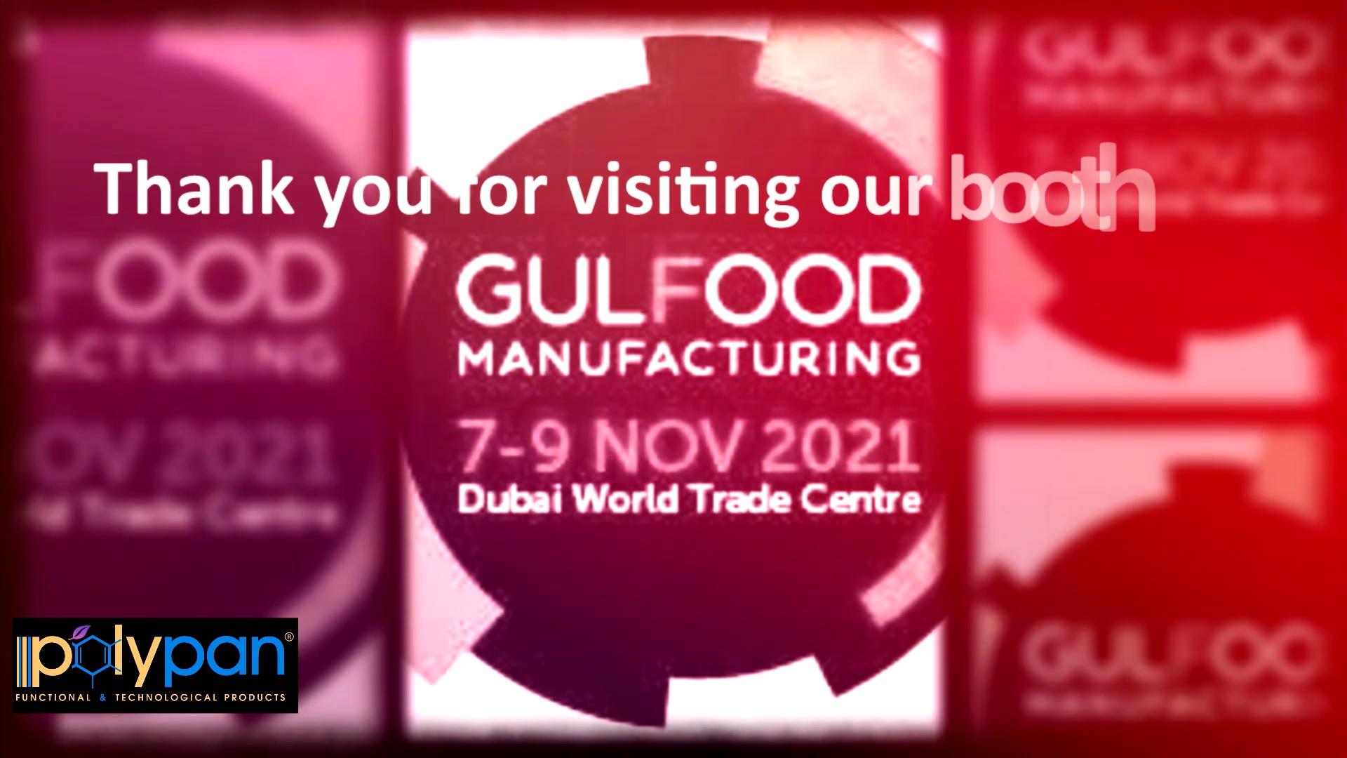 Thank you for visiting our booth at this year's GulFood 7-9 NOV 2021 ...