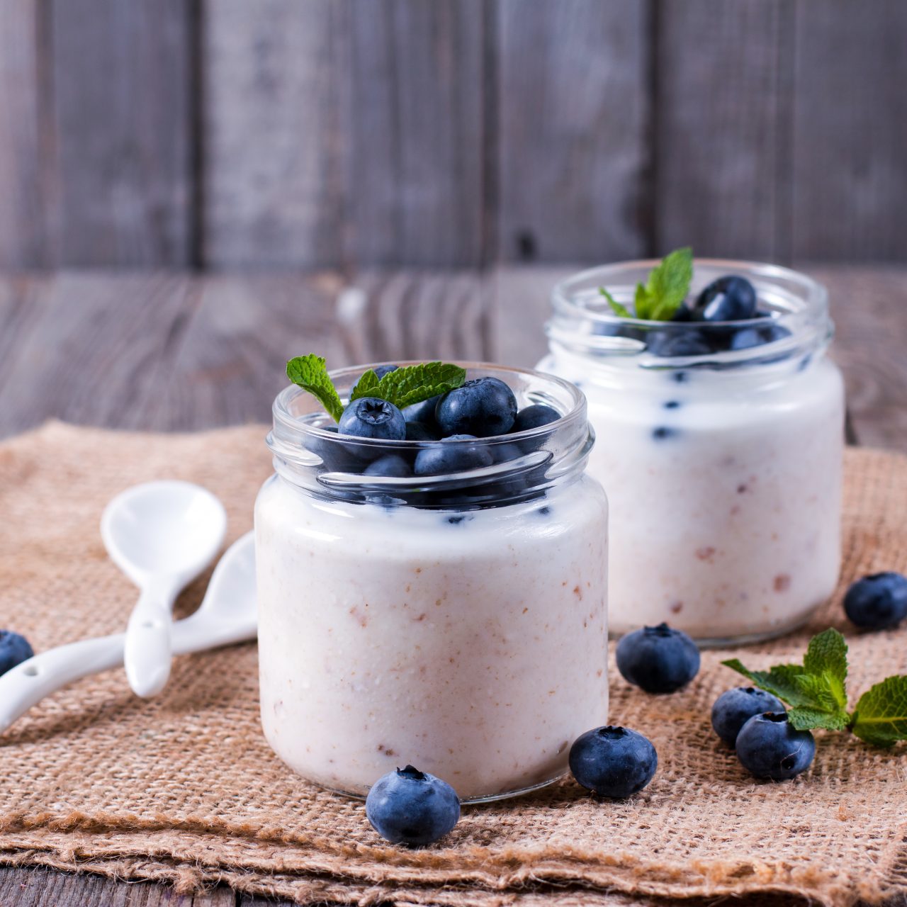 Yoghurt,With,Blueberries